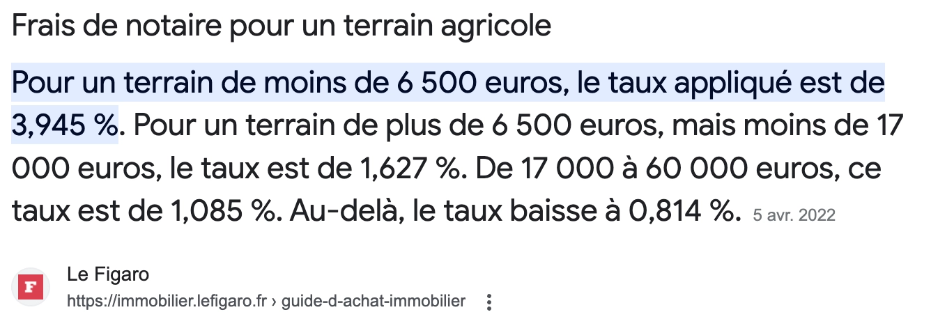 Frais de notaire terrain 2024 : achat, calcul, réductions, TVA